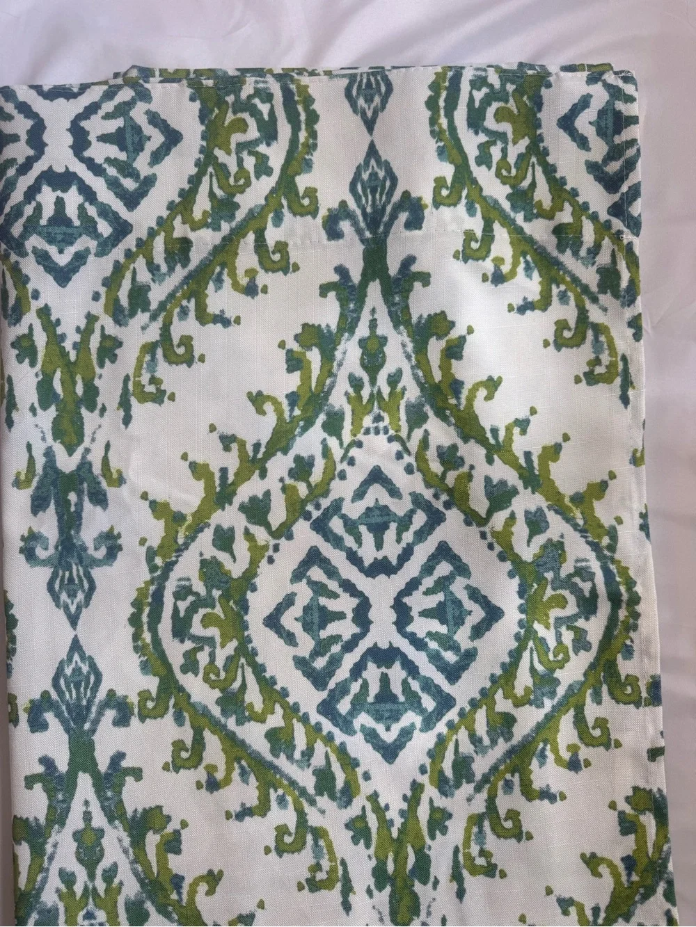 Victoria Classics London Green and Teal Curtain Panels (Set of 4)